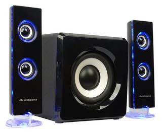 Колонки Jetbalance JB-408 2.1 черные (20W+2*5W)