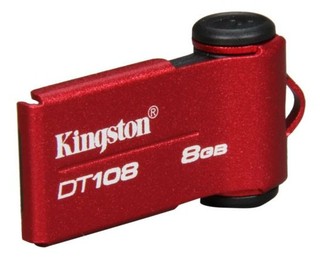 Флеш диск Kingston 8Gb DataTraveler 108 USB2.0 Hi-Speed (DT108/8GBZ)
