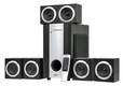 Колонки Sven HT-435R black 5.1 5x15Вт+35Вт RMS 110Вт ПДУ черный