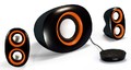 Колонки Jetbalance JB-415 2.1 черные с оранжевым (17W+2*3W)