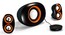 Колонки Jetbalance JB-415 2.1 черные с оранжевым (17W+2*3W)
