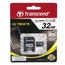 Флеш карта microSDHC 32Gb Class10 Transcend TS32GUSDHC10 + adapter