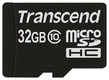 Флеш карта microSDHC 32Gb Class10 Transcend TS32GUSDC10 (No adapter)