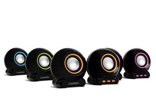 Колонки CANYON CNR-SP20BP черн-розовые USB2.0, 2*3Wt