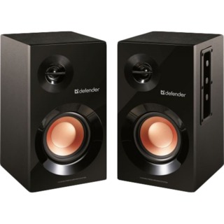 Колонки Defender   AURORA M35 2.0 Дерев. корп, 2*17W bass treble