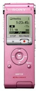 Цифровой диктофон Sony ICDUX200P 2Gb Pink