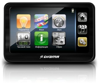 Автомобильный навигатор GPS Digma DM435   4,3" MTK 32ch, 2Gb WinCE 5.0 MicroSD ПО: Navitel