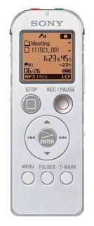 Цифровой диктофон Sony ICDUX522W.CE7 2Gb White