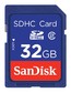 Флеш карта SDHC 32Gb  SanDisk (SDSDB-032G-E11)