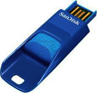 Флеш Диск Sandisk 8Gb Cruzer Edge голубой