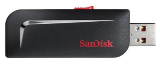 Флеш Диск Sandisk 8Gb Slice SDCZ37-008G-B35 черный