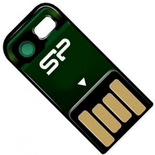 Флеш Диск Silicon Power 16Gb TOUCH T02 (Green) зеленый