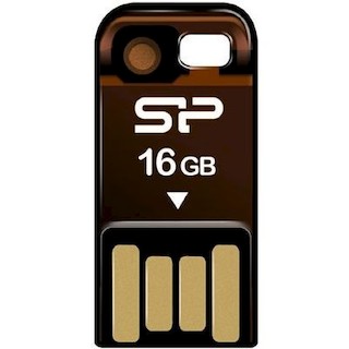 Флеш Диск Silicon Power 16Gb TOUCH T02 (Orange) оранжевый