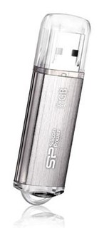 Флеш Диск Silicon Power 8Gb Ultima II-I Series серебристый