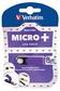 Флеш Диск Verbatim 8Gb MICRO PLUS DRIVE фиолетовый USB 2.0