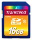 Карта памяти Secure Digital High-Capacity 16GB Transcend Class 10