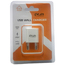 Сетевое зарядное устройство с USB Clever (1000mA, белый)