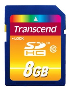 Флеш карта SDHC 8Gb class10 SD 3.0 SPD Transcend (TS8GSDHC10)