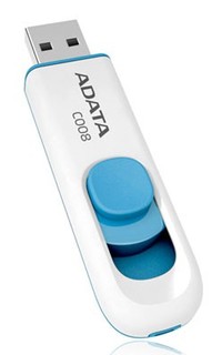 Флеш диск USB 2.0 8Gb A-Data C008 Blue