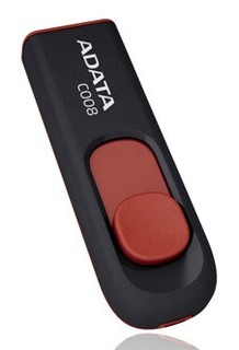 Флеш диск USB 2.0 8Gb A-Data C008 Red