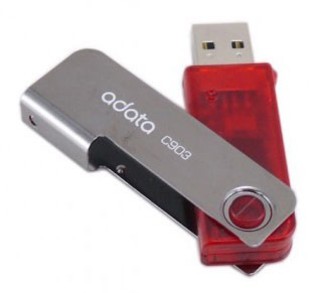 Флеш диск USB 2.0 8Gb A-Data C903 Red