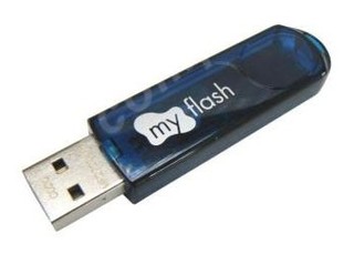 Флеш диск USB 2.0 8Gb A-Data PD9 Blue