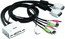 Коммутатор TRENDnet TK-214I 2-порта КВМ-переключатель DVI USB аудио кнопка переключения