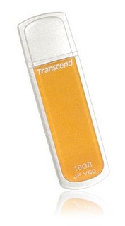 Флеш диск Transcend 16Gb JETFLASH USB 2.0 V60 Yellow (TS16GJFV60)