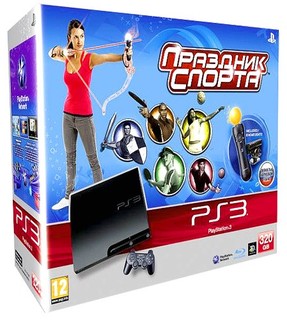 Комплект Sony для PlayStation «Праздник Спорта 2» + Камера PS Eye + Контроллер движений (PS Move)