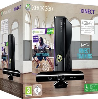 Игровая консоль Microsoft XBOX360 4 ГБ Kinect Nike+Kinect Training (S4G-00176)