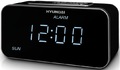 Радиобудильник Hyundai H-1505 Черный/Белый