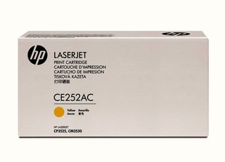 Тонер картридж  HP CE252AC желтый для CM3530/CP3525 (7000 стр)