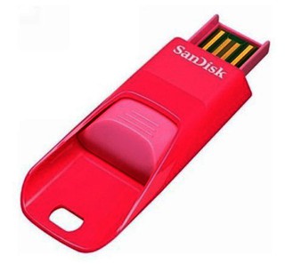 Флеш Диск Sandisk 8Gb Cruzer Edge SDCZ51W-008G-B35P розовый