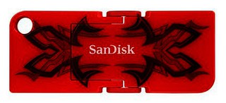 Флеш Диск Sandisk 8Gb SDCZ53B-008G-B35 Tribal красный