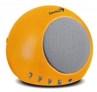 Колонки Genius SP-i300, 2W, встроенный MP3-player, USB, yellow