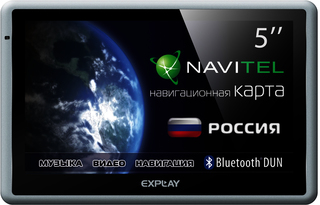 Автомобильный навигатор GPS Explay GTI5 5" 480x272 4Gb BT Nav