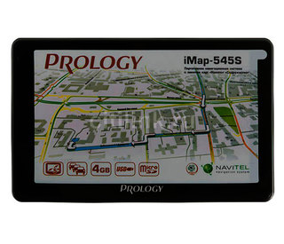 Автомобильный навигатор GPS Prology iMAP-545S 5" 800x480 4Gb MP3 MicroSD 2D/3D Navitel