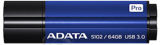 Флеш Диск USB 3.0 64Gb A-Data S102PRO AS102P-64G-RBL синий