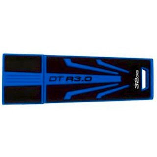 Флеш Диск Kingston 32Gb синий/черный DTR30/32GB