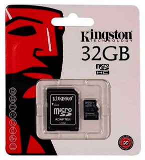 Флеш карта microSDHC 32Gb class10 Kingston