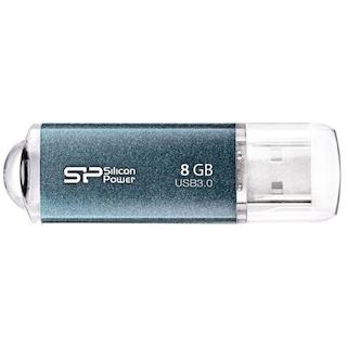 Флеш Диск USB 3.0 8Gb Silicon Power M01 SP008GBUF3M01V1B синий