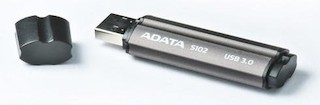 Флеш Диск USB 3.0 16Gb A-Data S102 PRO серый