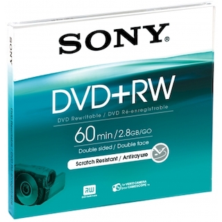 Диск DVD+RW 8см Sony DPW-60A