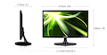 Монитор Samsung 18.5" S19C150N Glossy-Black TN LED 5ms 16:9 5M:1 200cd (RUS)