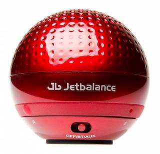 Колонки Jetbalance GOLF (1.0) красный 2W Bluetooth, громкая связь (встроенный микрофон), линейный вх