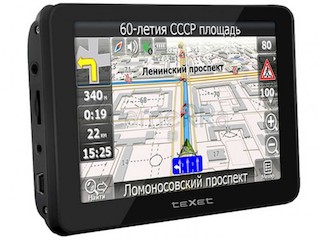 Навигатор Автомобильный GPS Texet TN-522 5" 800x480 4Gb microSD FM-Transmitter черный Navitel 5