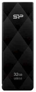 Флеш Диск USB 3.0 32Gb Silicon Power Blaze B20 SP032GBUF3B20V1K черный