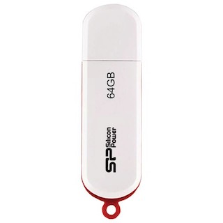 Флеш Диск USB 2.0 64Gb Silicon Power Luxmini 320 SP064GBUF2320V1W USB2.0