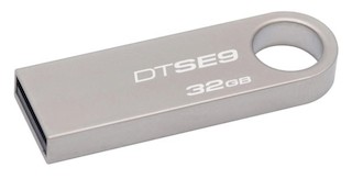 Флеш Диск Kingston 32Gb серебристый DTSE9H/32GB