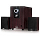 Колонки BBK CA-218S (2.1) темное дерево 35W